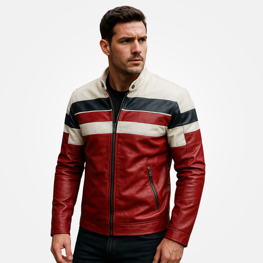 Vintage Motor Leather Jacket