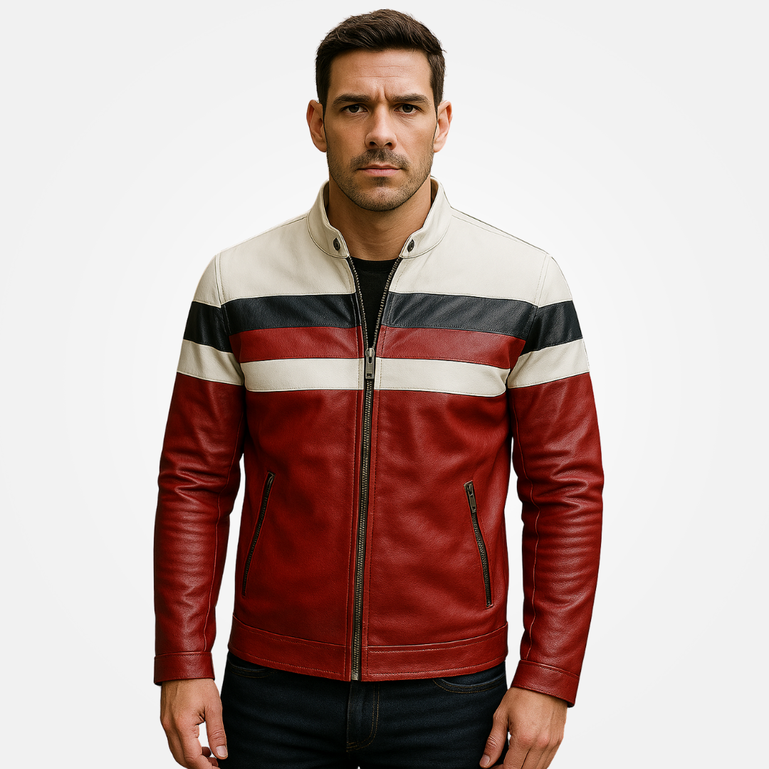 Vintage Motor Leather Jacket