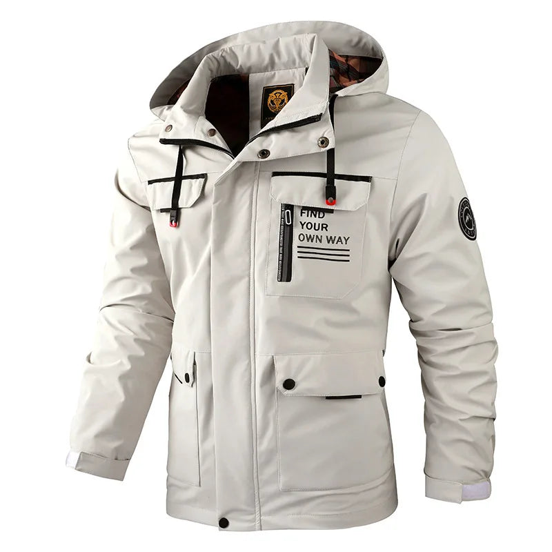 Waterproof and casual winter jacket for outdoor use