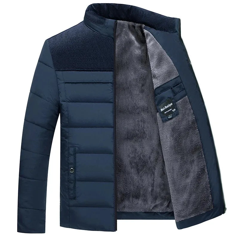 Jaqueta Puffer Male Casual Quente