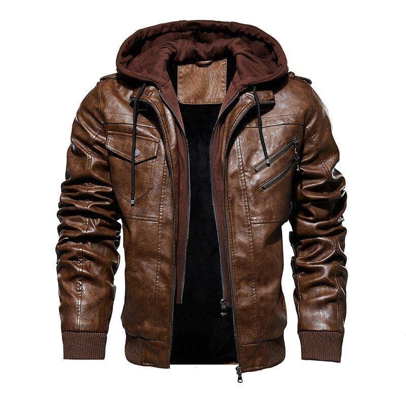 Men's Premium Leather Jacket - LeatherScraf